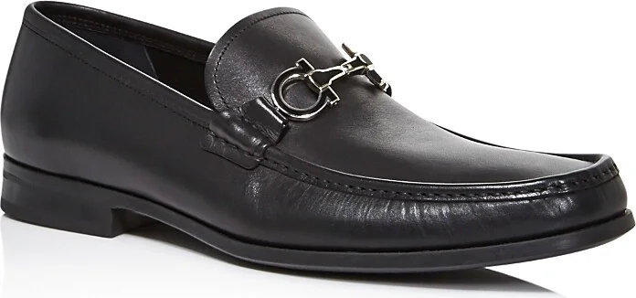 Ferragamo Men's Chris Reversible Bit Leather Loafers