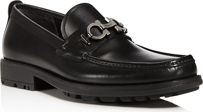 Ferragamo Men's David Leather Loafers - Regular