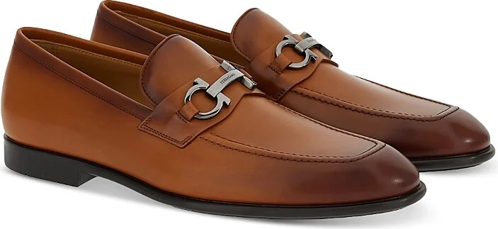 Ferragamo Men's Foster Leather Loafers