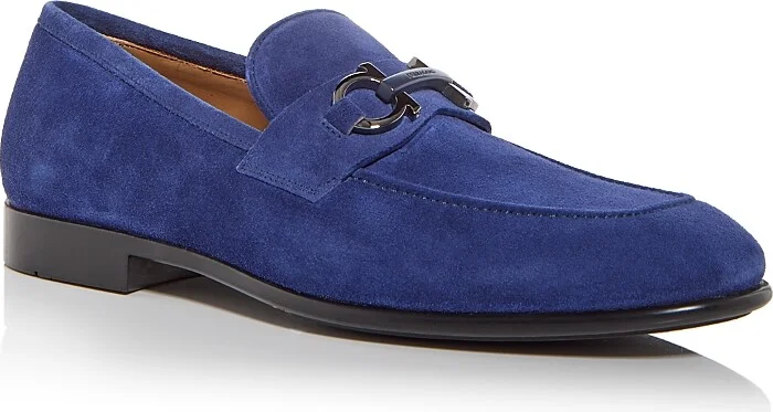 Ferragamo Men's Foster Suede Loafers