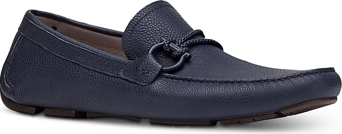 Ferragamo Men's Front 4 Moc Toe Drivers - Wide