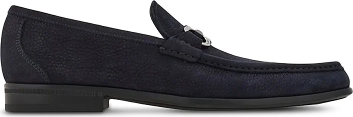 Ferragamo Men's Grandiosonab Slip On Leather Loafers