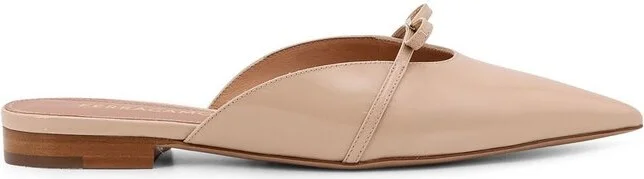 Ferragamo Mini Bow Pointed-Toe Mules