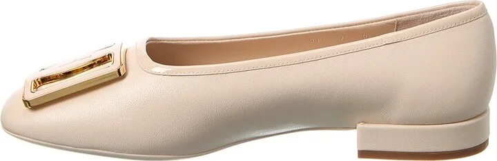 Ferragamo Myrna Leather Ballerina Flat - Image 2