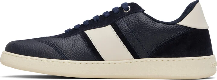 Ferragamo Navy Low Top Signature Sneakers - Image 3