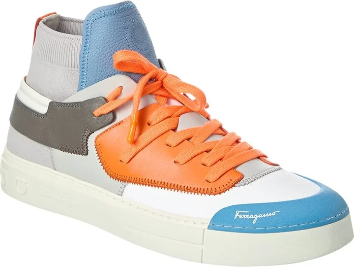 Ferragamo Neely Leather Sneaker