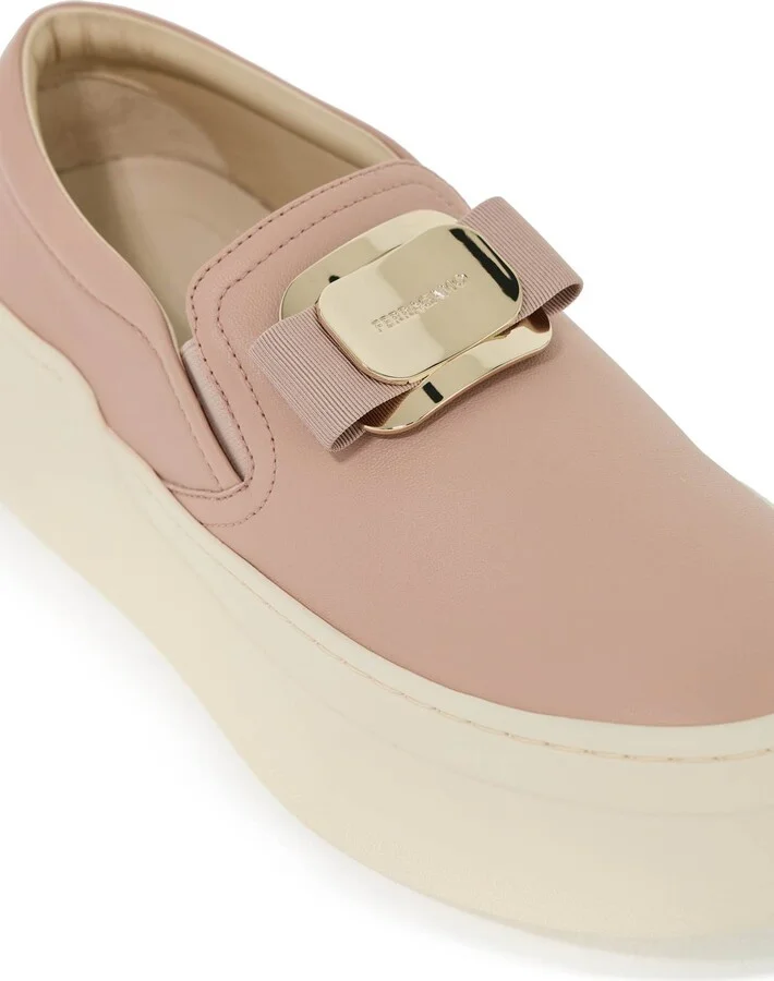 FERRAGAMO new vara plate slip-on sneakers - Image 4