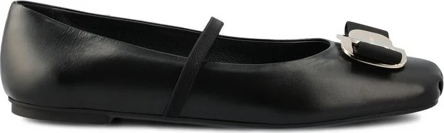 Ferragamo New Vara Slip-On Ballerina Shoes