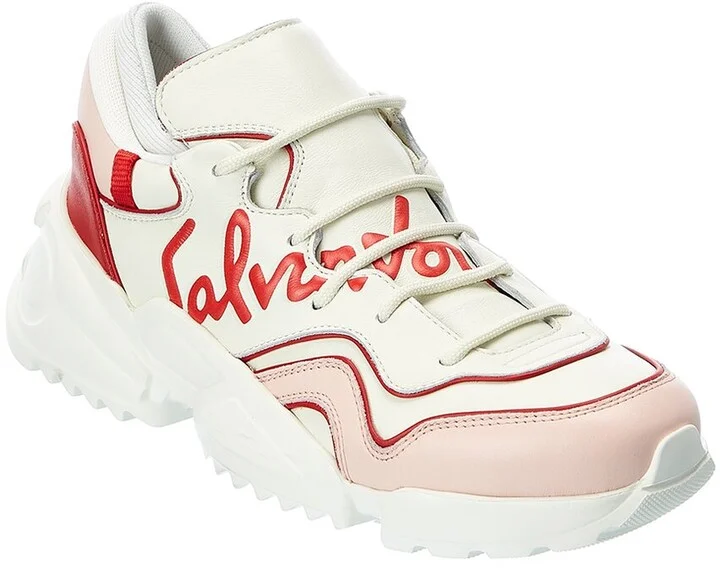 Ferragamo Nilu Leather Sneaker