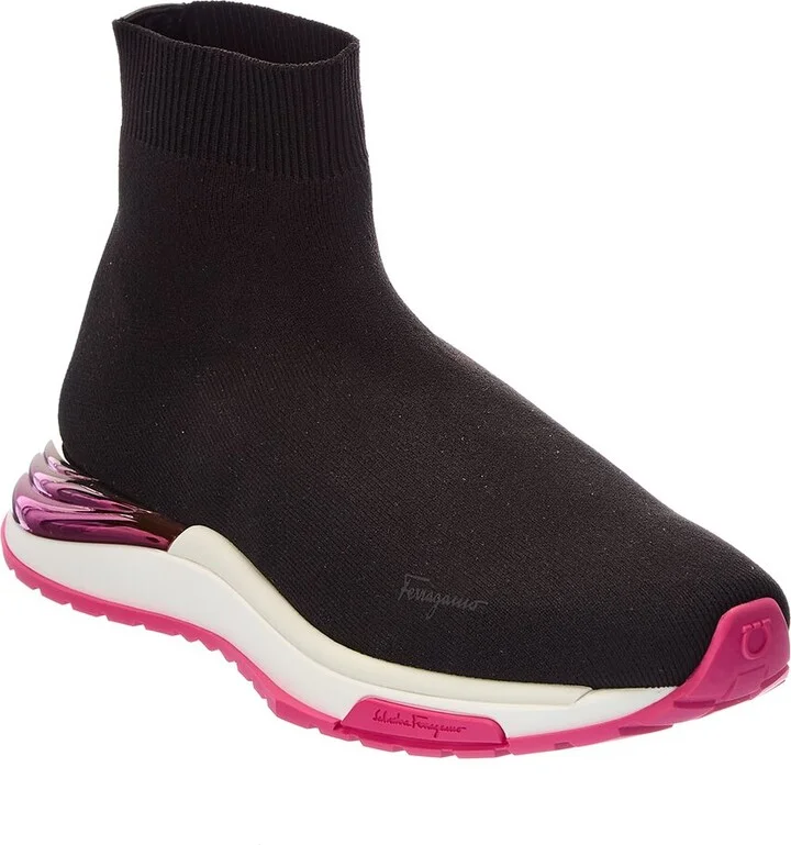 Ferragamo Ninette Knit Sock Sneaker