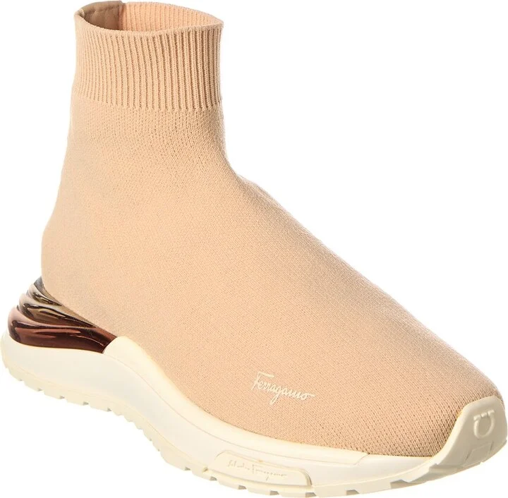 Ferragamo Ninette Knit Sock Sneaker