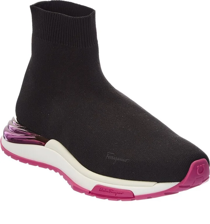 Ferragamo Ninette Knit Sock Sneaker