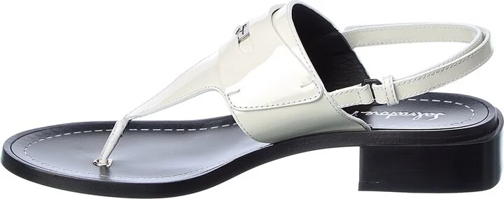 Ferragamo Nya Leather Sandal - Image 2