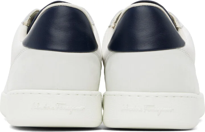 Ferragamo Off-White Signature Low Sneakers - Image 2