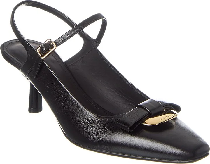 Ferragamo Ophelia Leather Slingback Pump