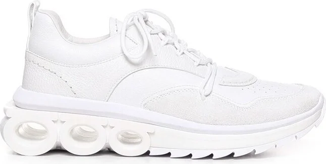 Ferragamo Panelled Lace-Up Sneakers