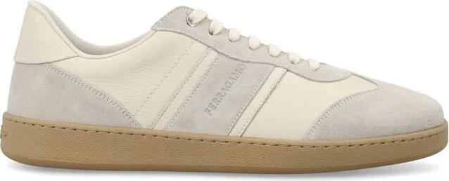 Ferragamo Panelled Low-Top Sneakers