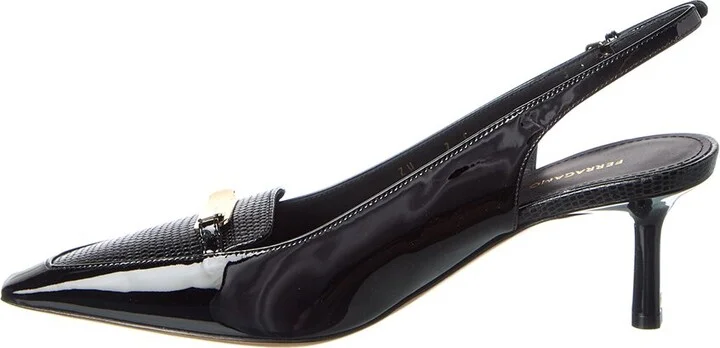 Ferragamo Patent Slingback Pump - Image 2
