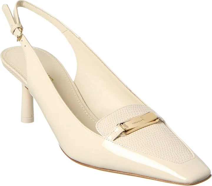 Ferragamo Patent Slingback Pump