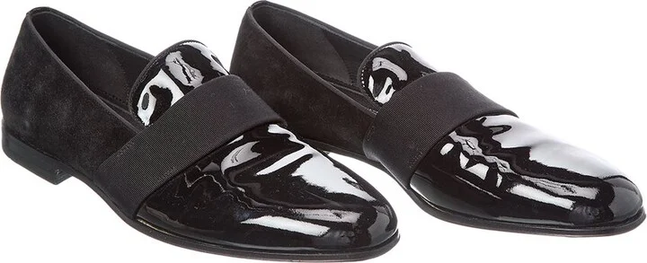 Ferragamo Patent & Suede Loafer (Authentic Pre-Loved)