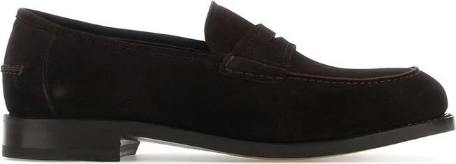 Ferragamo Penny Almond-Toe Slip-On Loafers