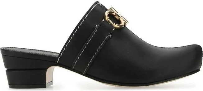 Ferragamo Phobos Gancini Mules