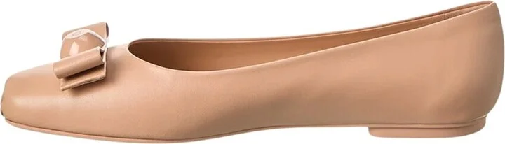 Ferragamo Pina Leather Ballerina Flat - Image 2