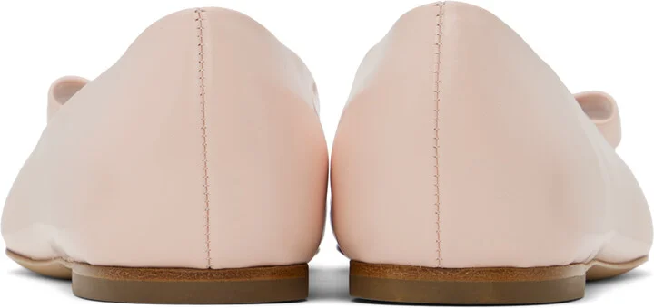 Ferragamo Pink Zea Ballerina Flats - Image 2