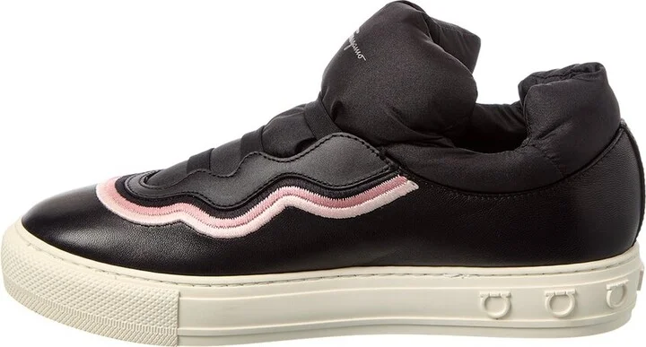 Ferragamo Ramona Leather Sneaker - Image 2