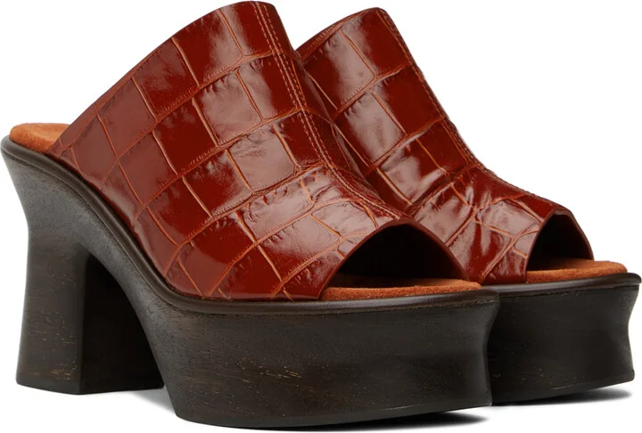 Ferragamo Red Samanta Sandals - Image 4