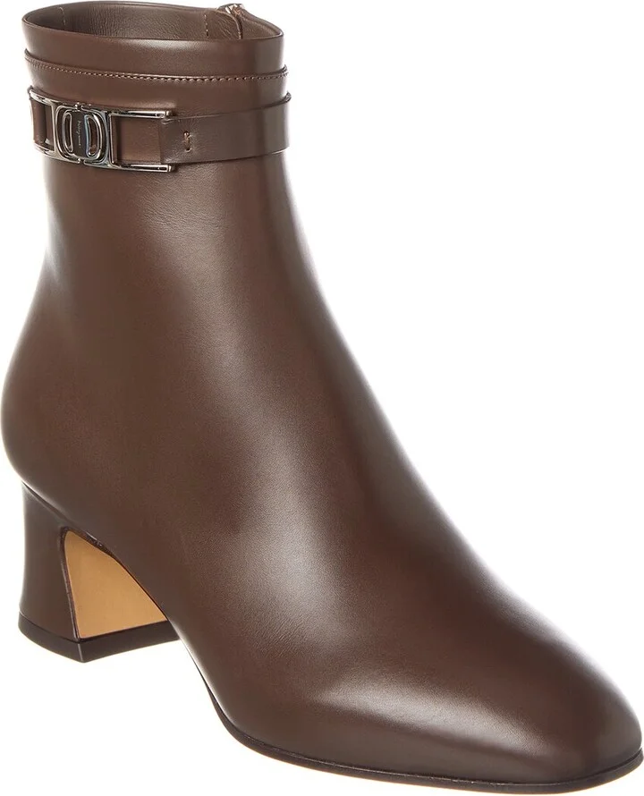 Ferragamo Rego Leather Bootie