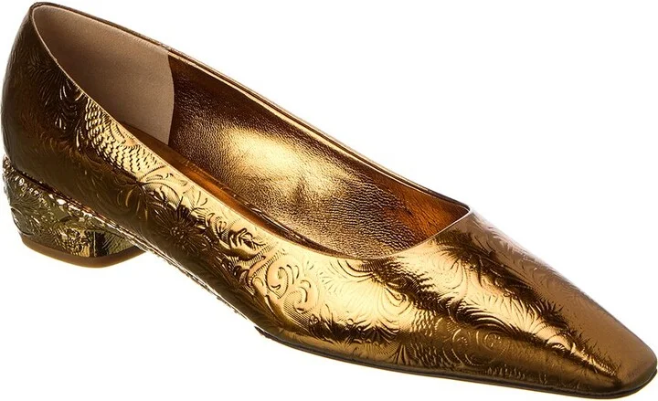 Ferragamo Riace Leather Pump