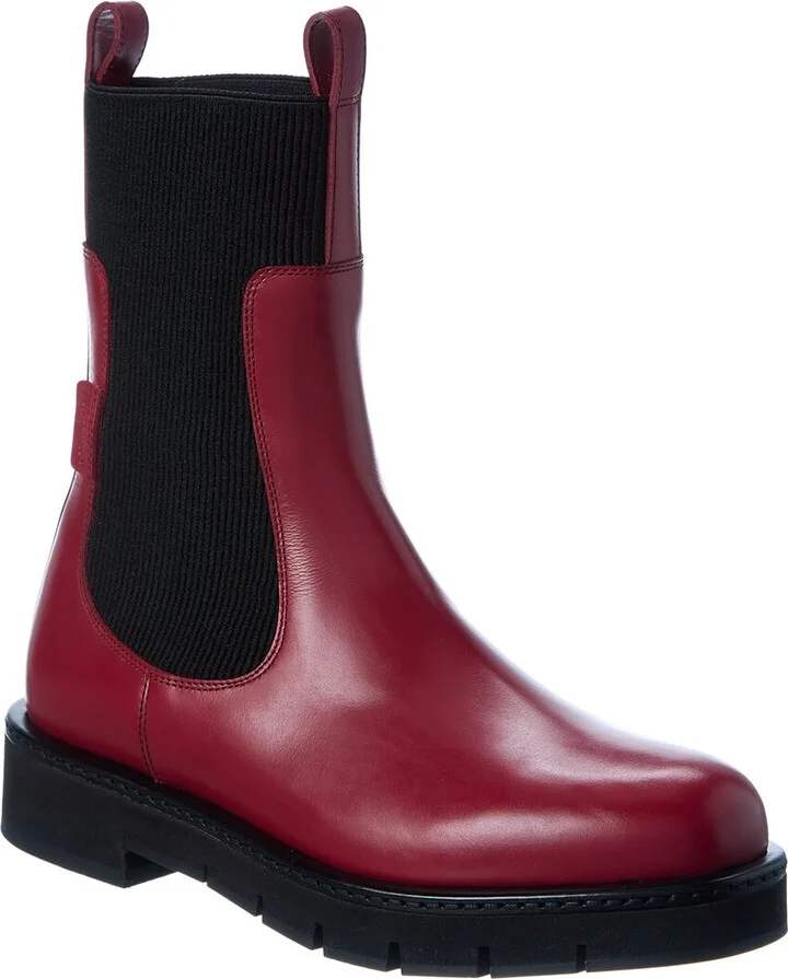 Ferragamo Rook Leather Bootie