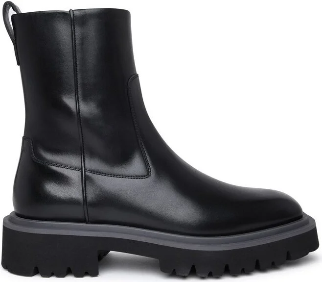 Ferragamo Round-Toe Ankle Boots