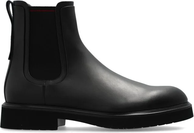 Ferragamo Round-Toe Chelsea Boots