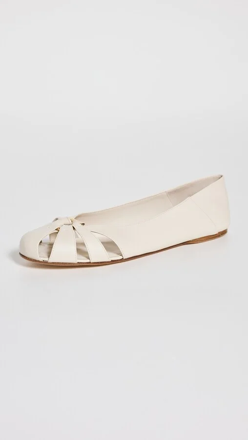 FERRAGAMO Runway Cage Gancio Ballet Flats - Image 2