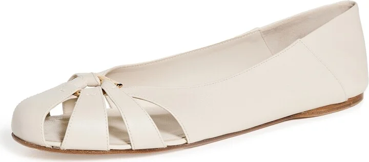 FERRAGAMO Runway Cage Gancio Ballet Flats