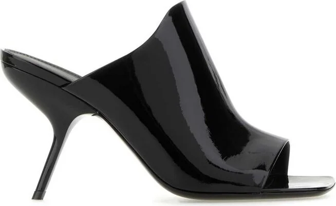 Ferragamo Sabot Square-Toe Heeled Sandals