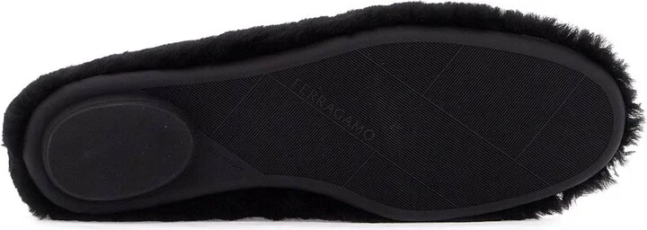 FERRAGAMO shearling ballet flats - Image 5