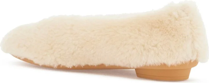 FERRAGAMO shearling ballet flats - Image 2