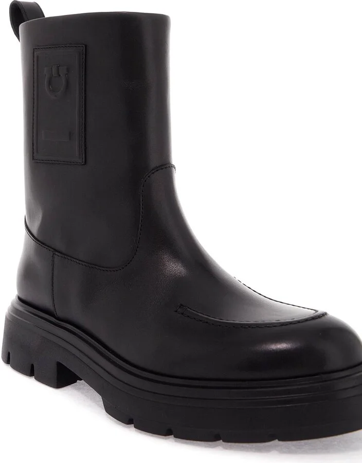FERRAGAMO shearling-lined ankle boots - Image 4