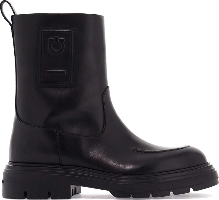 FERRAGAMO shearling-lined ankle boots