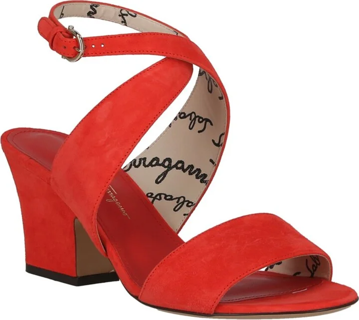 Ferragamo Sheena Suede Sandal