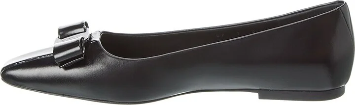 Ferragamo Siwar Bow Leather Ballet Flat - Image 2