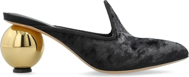 Ferragamo Spherical Heel Mules