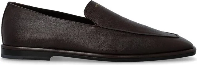 Ferragamo Square Toe Slip-On Loafers