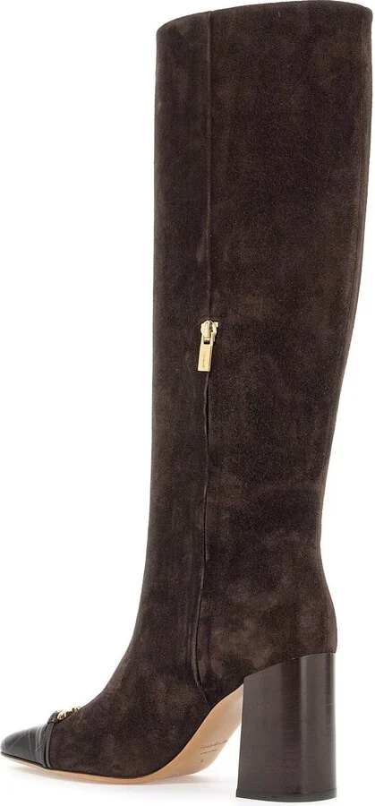 FERRAGAMO suede stibali with ganc - Image 2