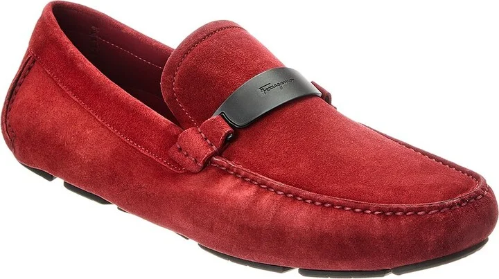 Ferragamo Switch Evolo Suede Driver