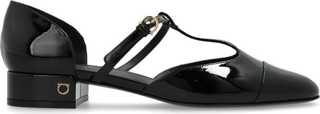 Ferragamo T-Strap Ballet Shoes
