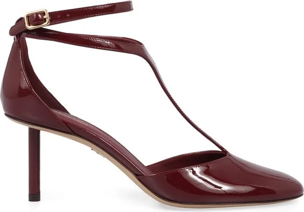 Ferragamo T-Strap Heeled Pumps